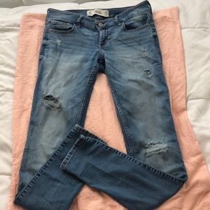 Super skinny low rise jeans